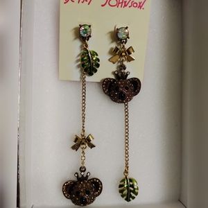 Betsey Johnson RARE Koala Bear Earrings